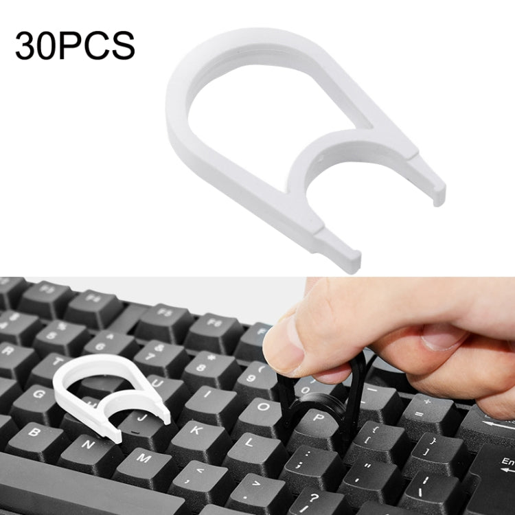 Strumento di rimozione della chiave di pulizia dell'estrattore chiave della tastiera del computer 30PCS, Blac, Black Strumento di rimozione della chiave di pulizia dell'estrattore chiave della tastiera del computer 30PCS, Blac, Black